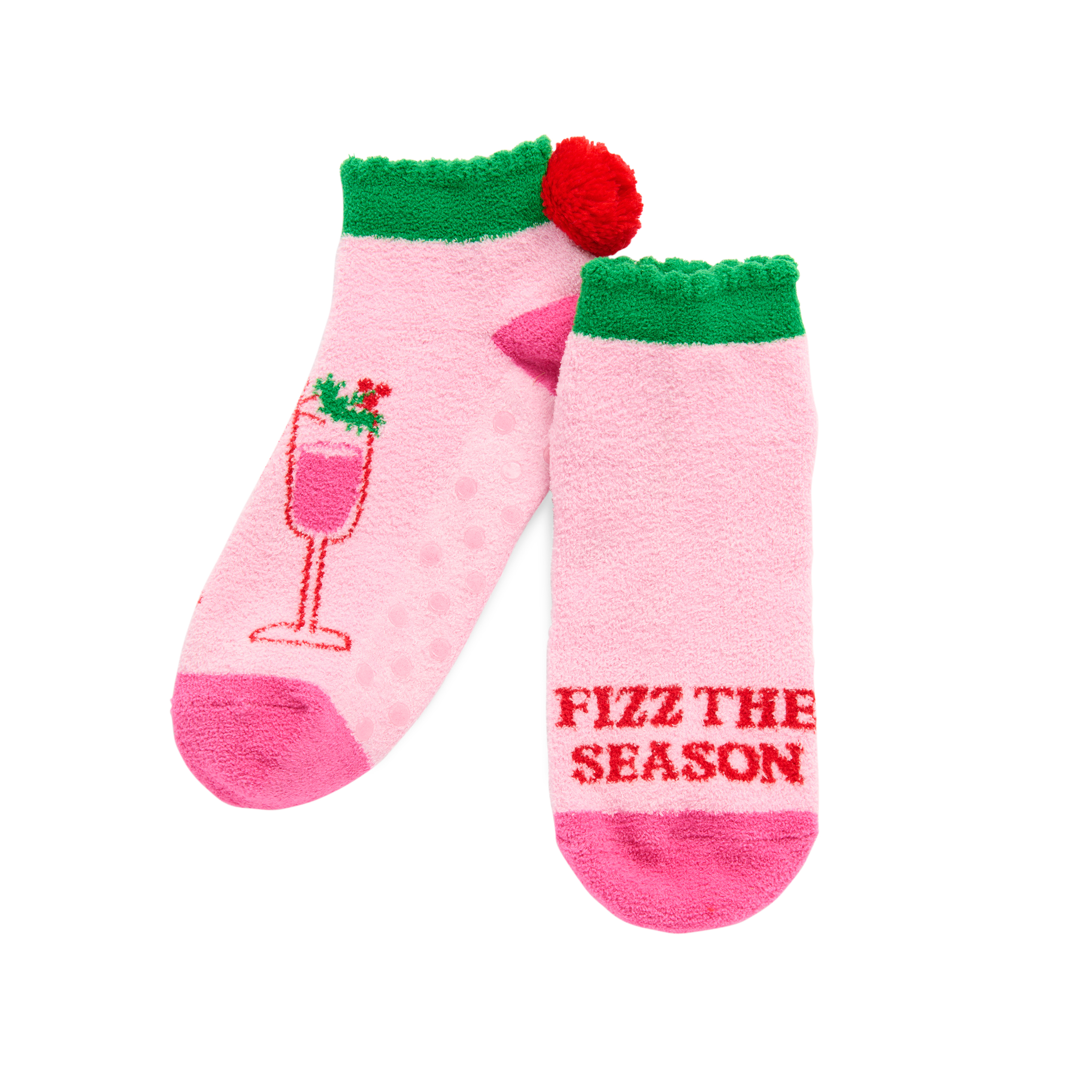 Picture of "FIZZ THE SEASON" HOME SOCKS,PINK