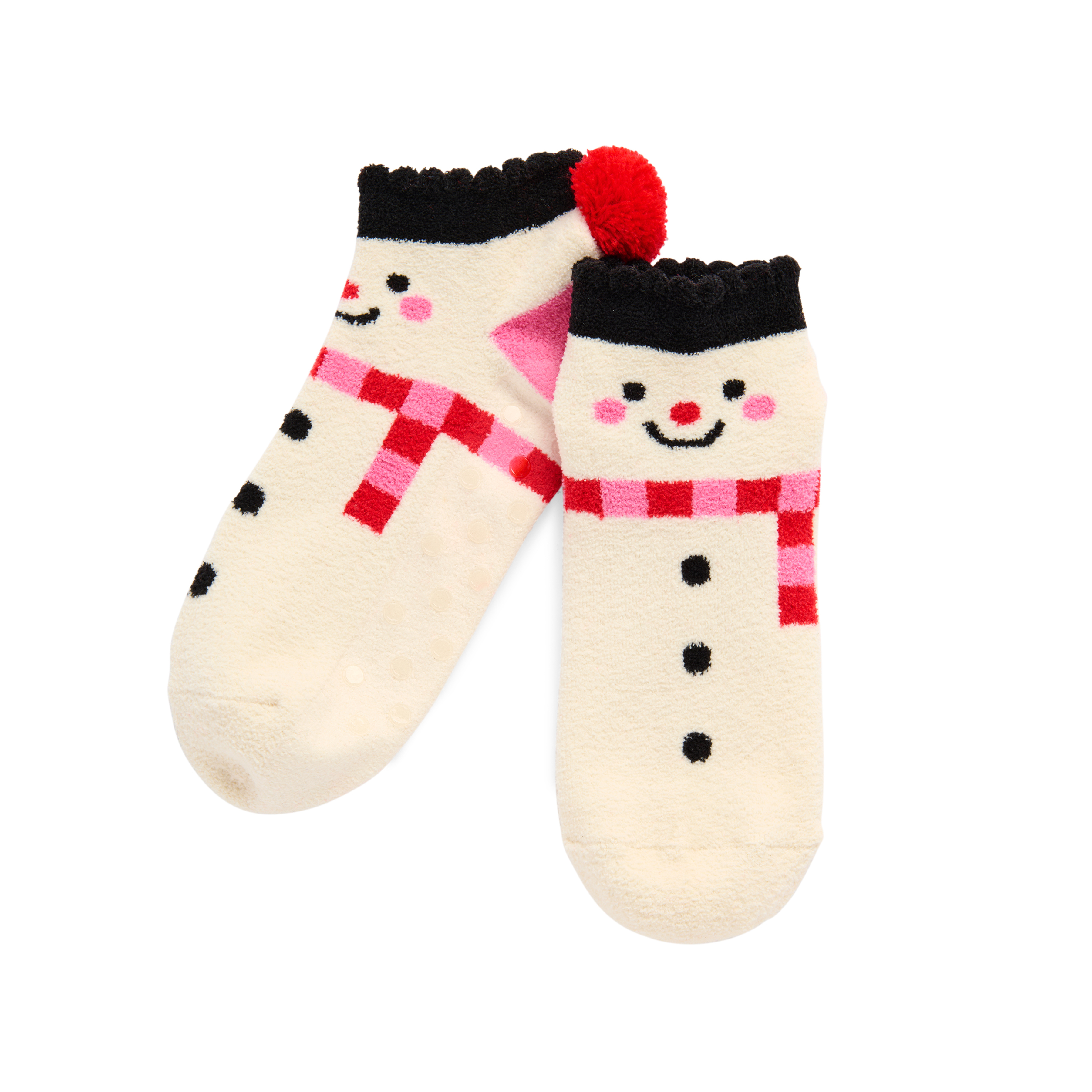 Picture of SNOWMAN HOME SOCKS,IVORY