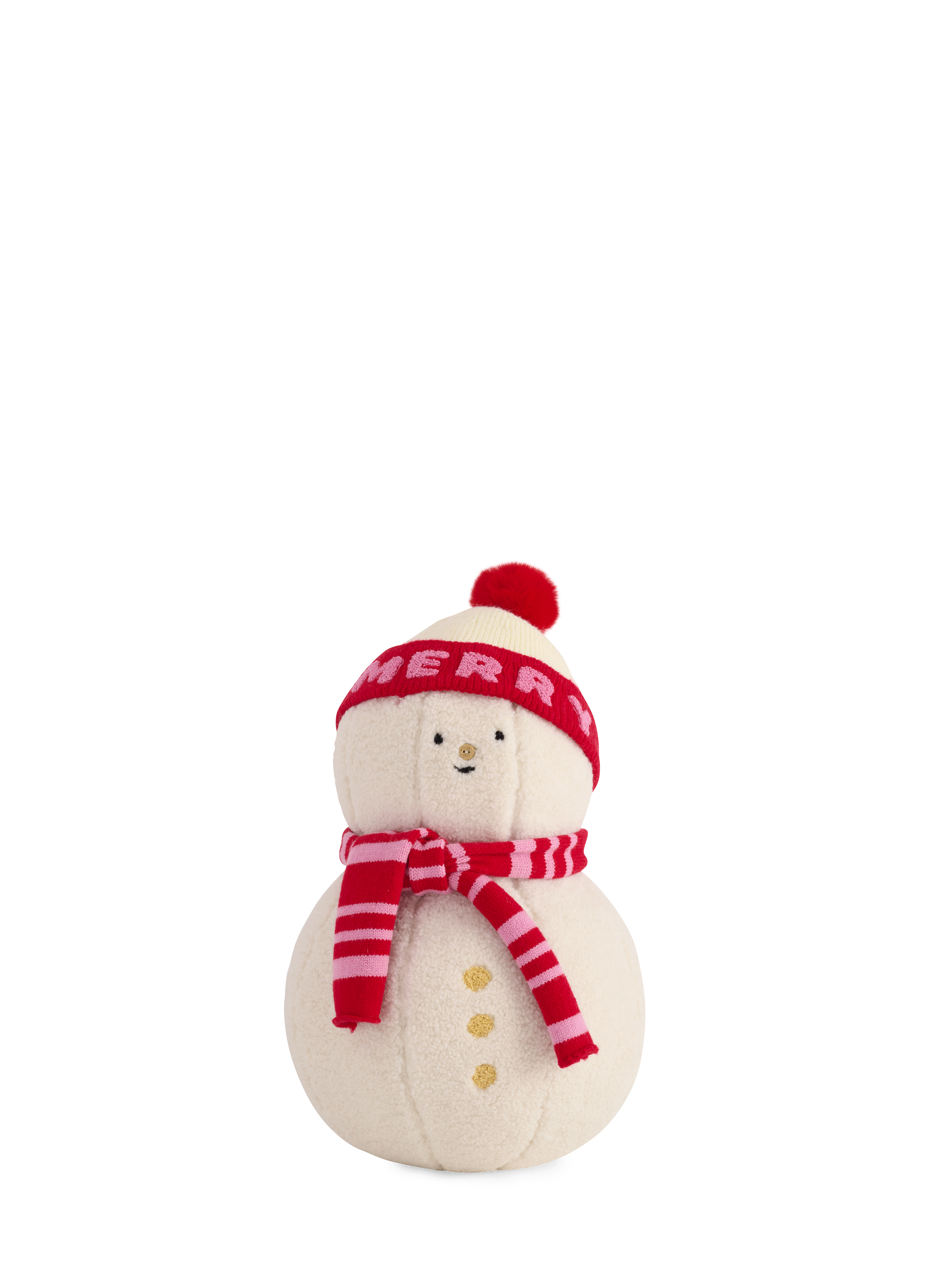 Picture of SNOWMAN PILLOW,IVORY