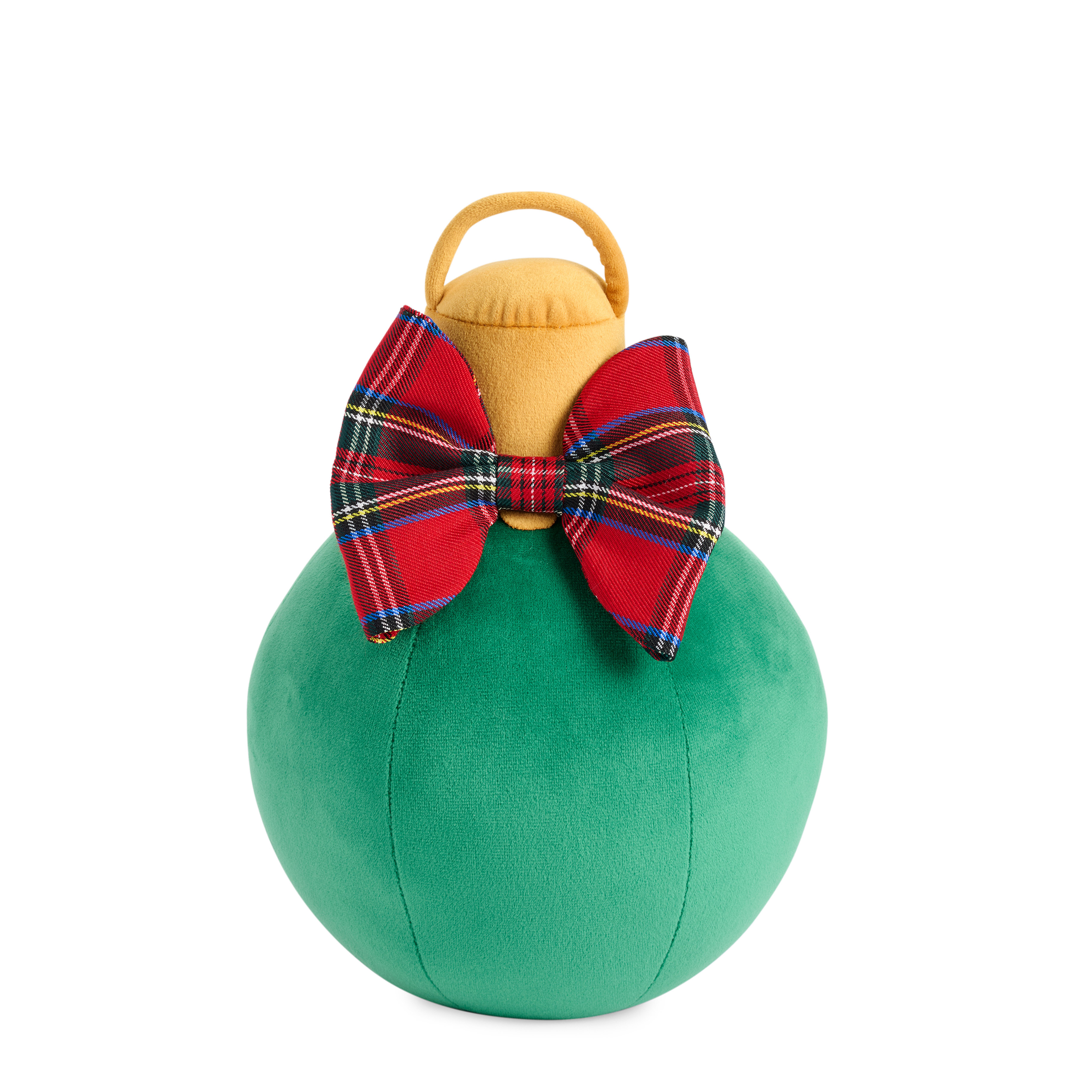 Picture of SM SCOTTIE BAUBLE PILLOW,GREEN