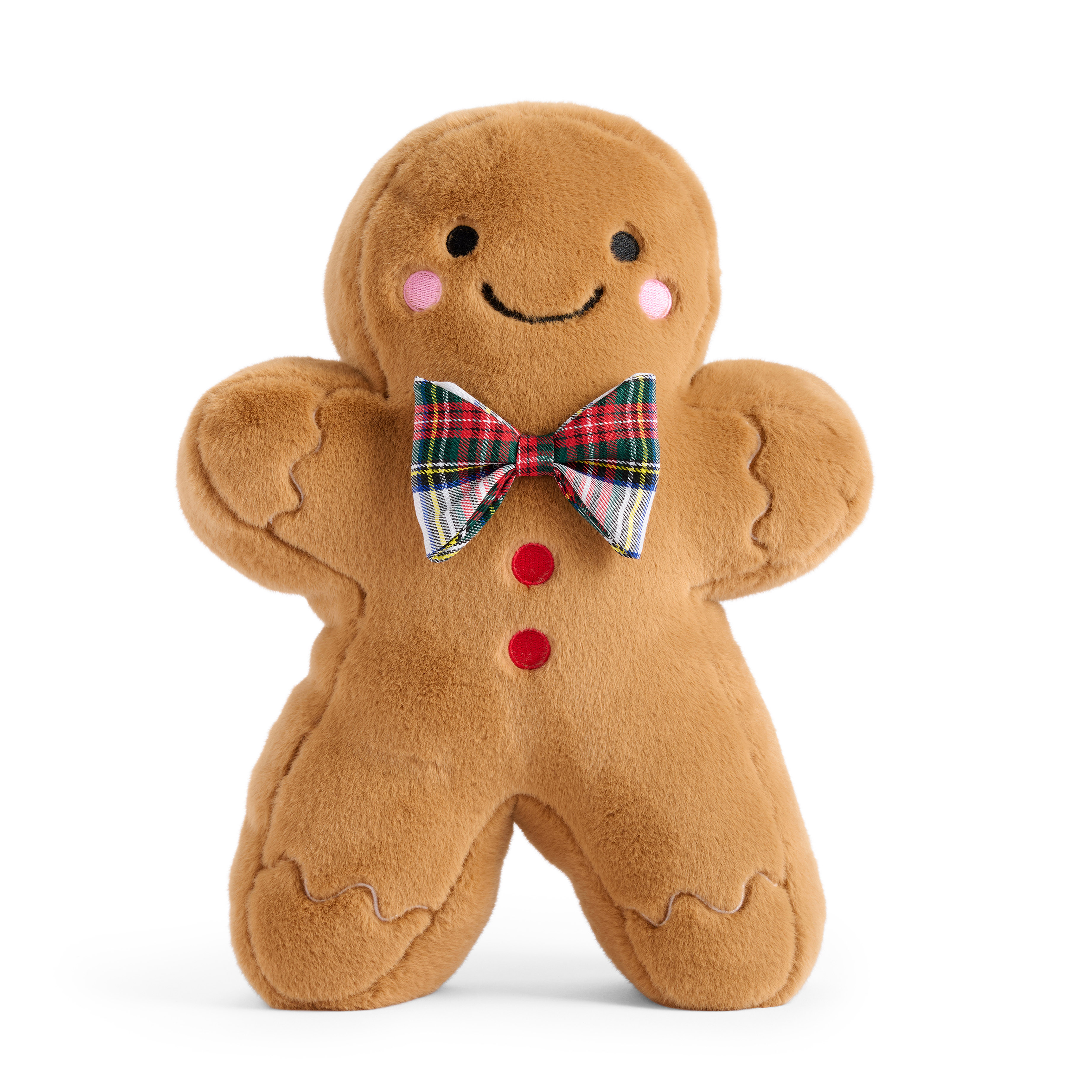 Picture of GINGERBREAD BOY PILLOW,TAN