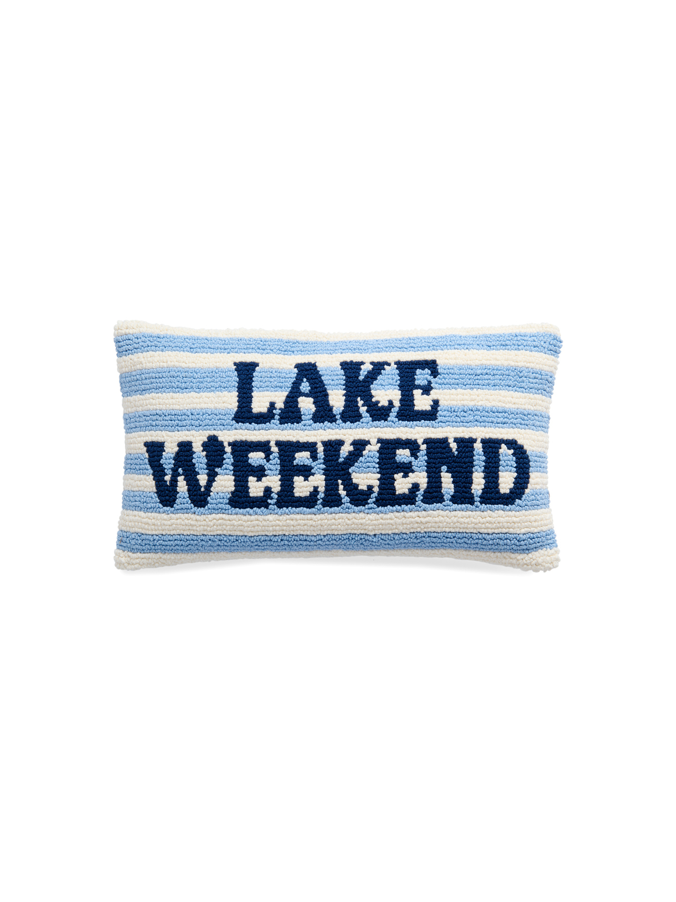 Picture of "LAKE WEEKEND" PILLOW,BLUE