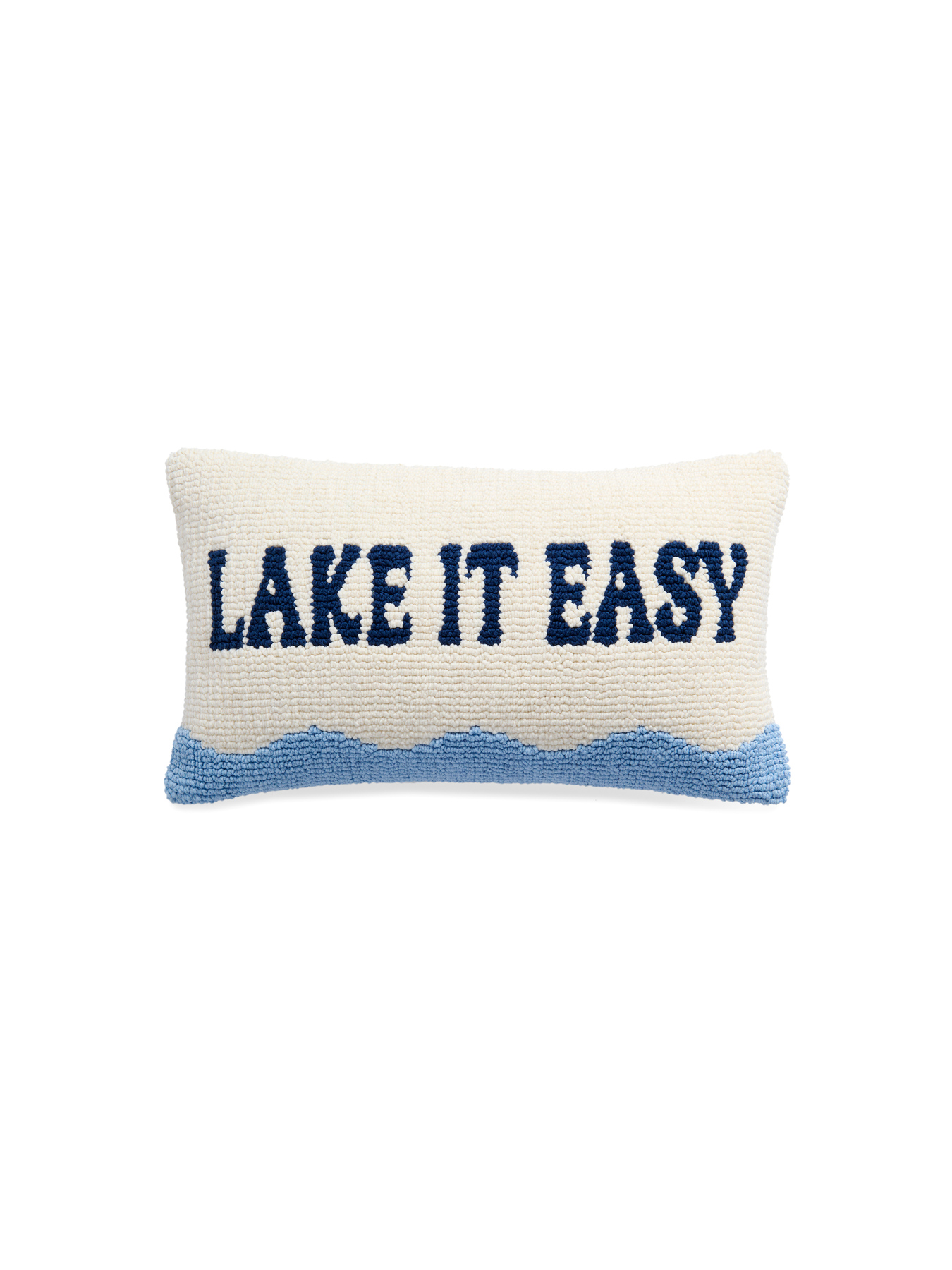 Picture of "LAKE IT EASY" PILLOW,WHITE