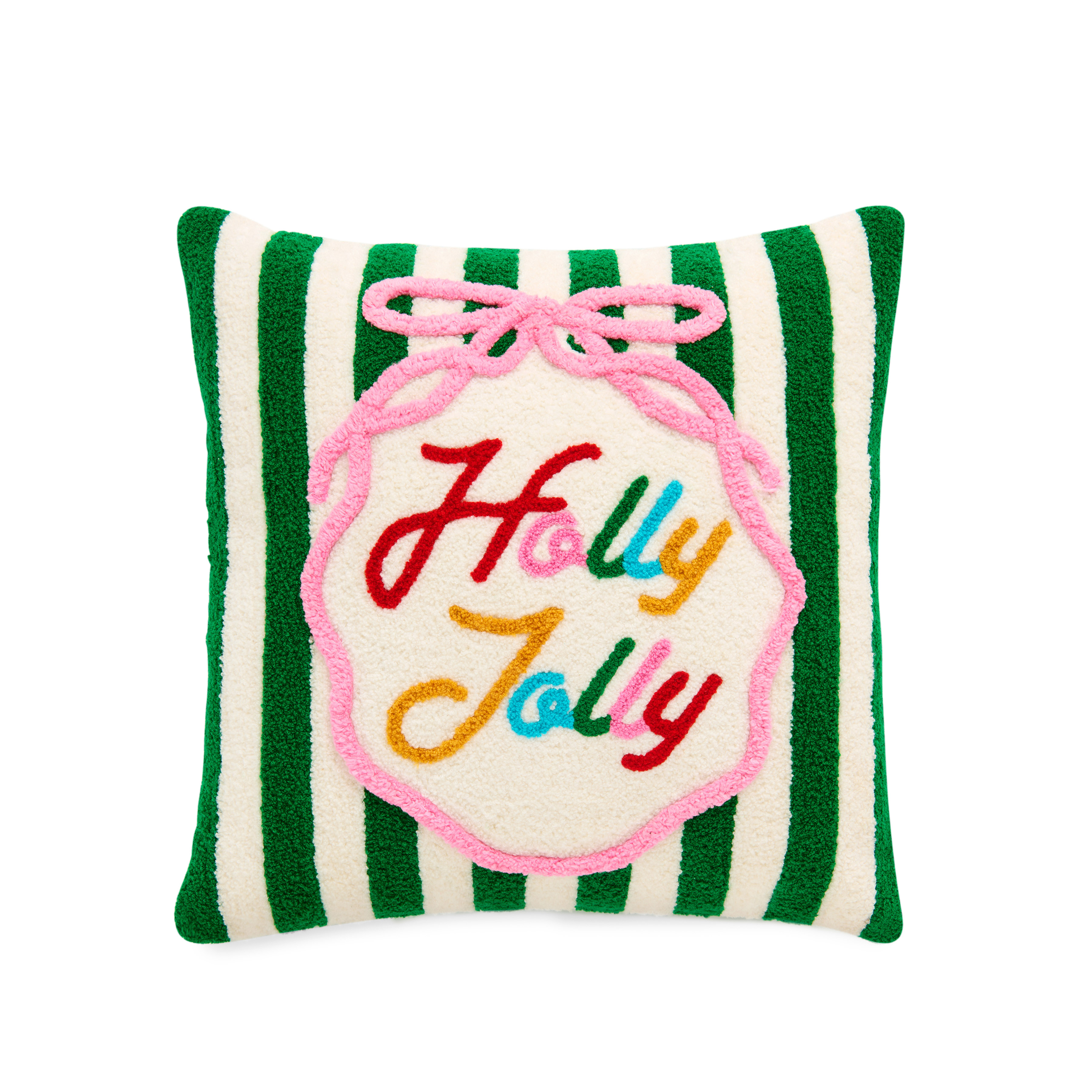 Picture of HOLLY JOLLY PILLOW,GREEN
