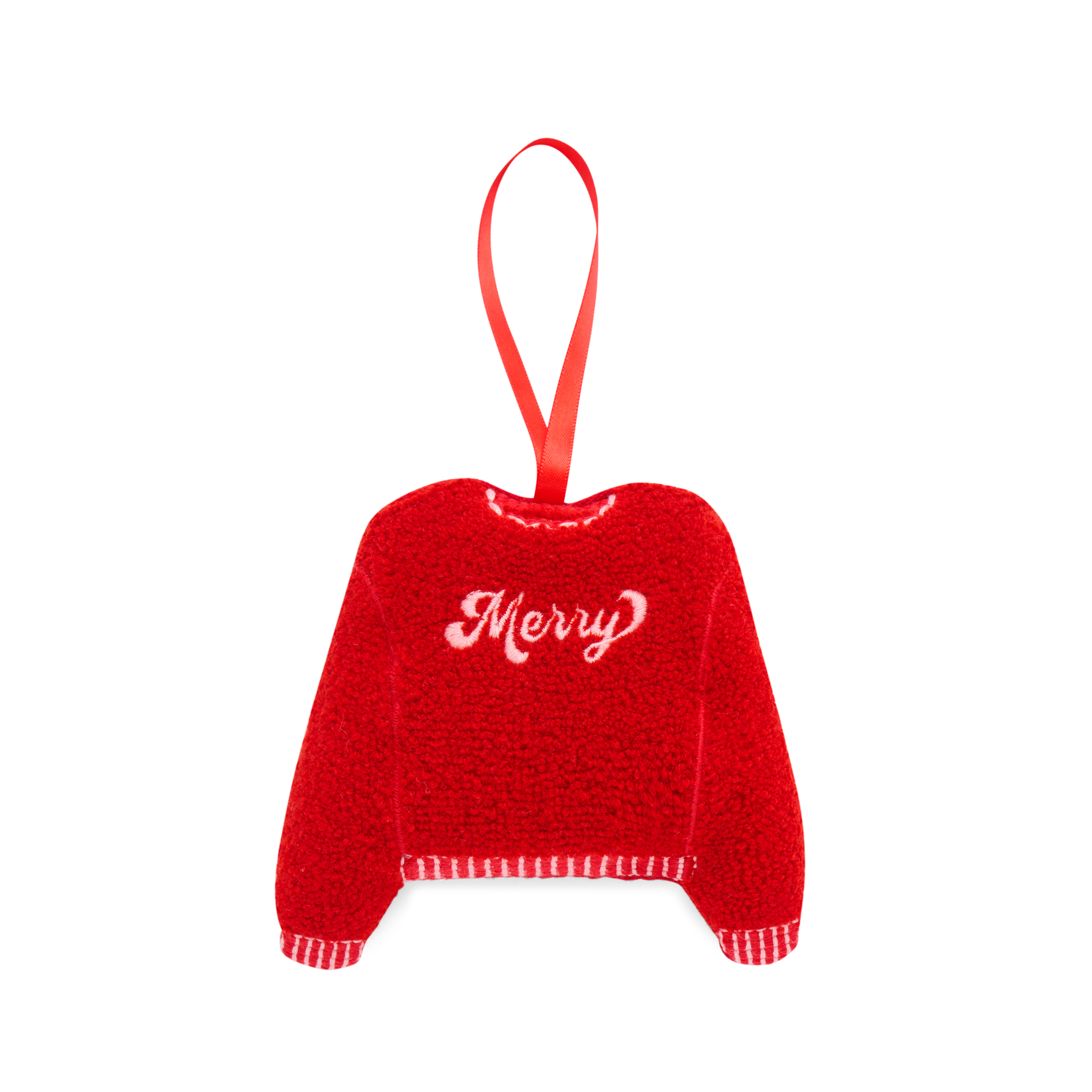 Picture of MERRY SWEATER ORNAMENT,RED