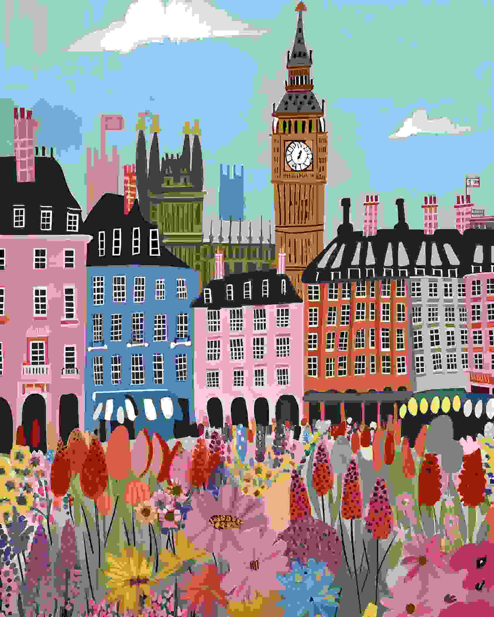 Picture of Flower Market- London
