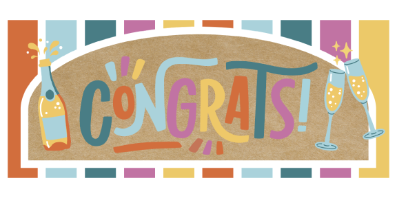 Picture of Congrats Banner By Number 