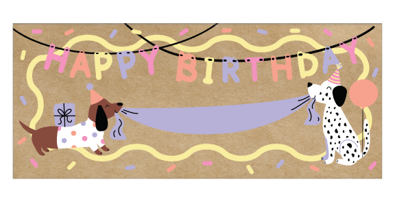 Picture of Kids Happy Birthday Banner By Number 