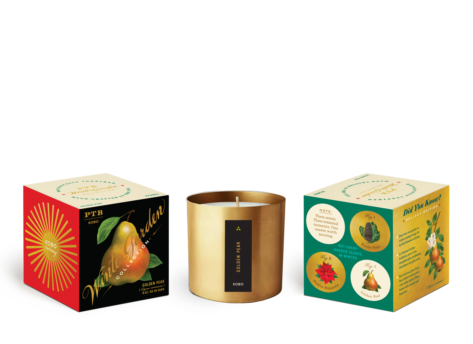 Picture of Winter Garden Golden Pear Candle (9 oz)