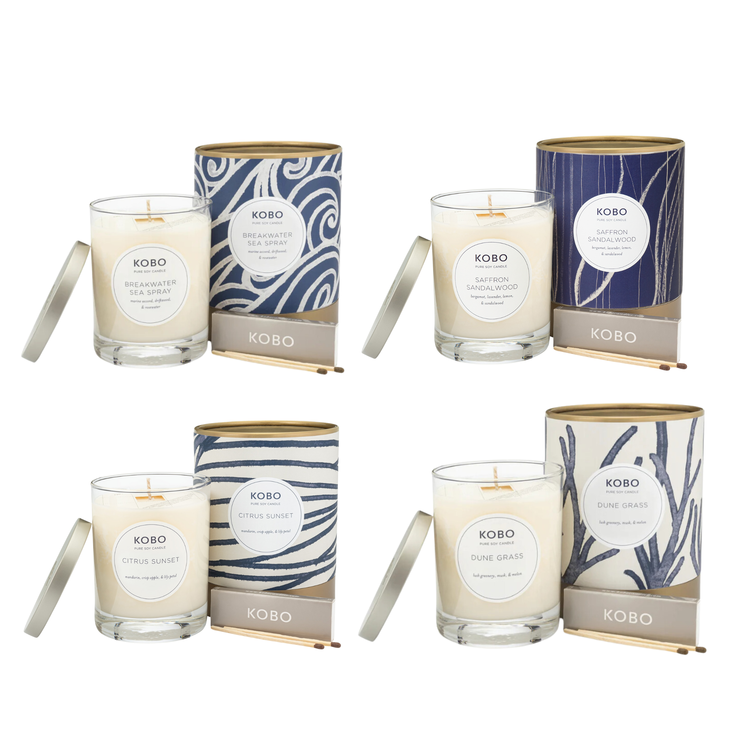 Picture of Coastal Collection 11oz. Candle Prepack