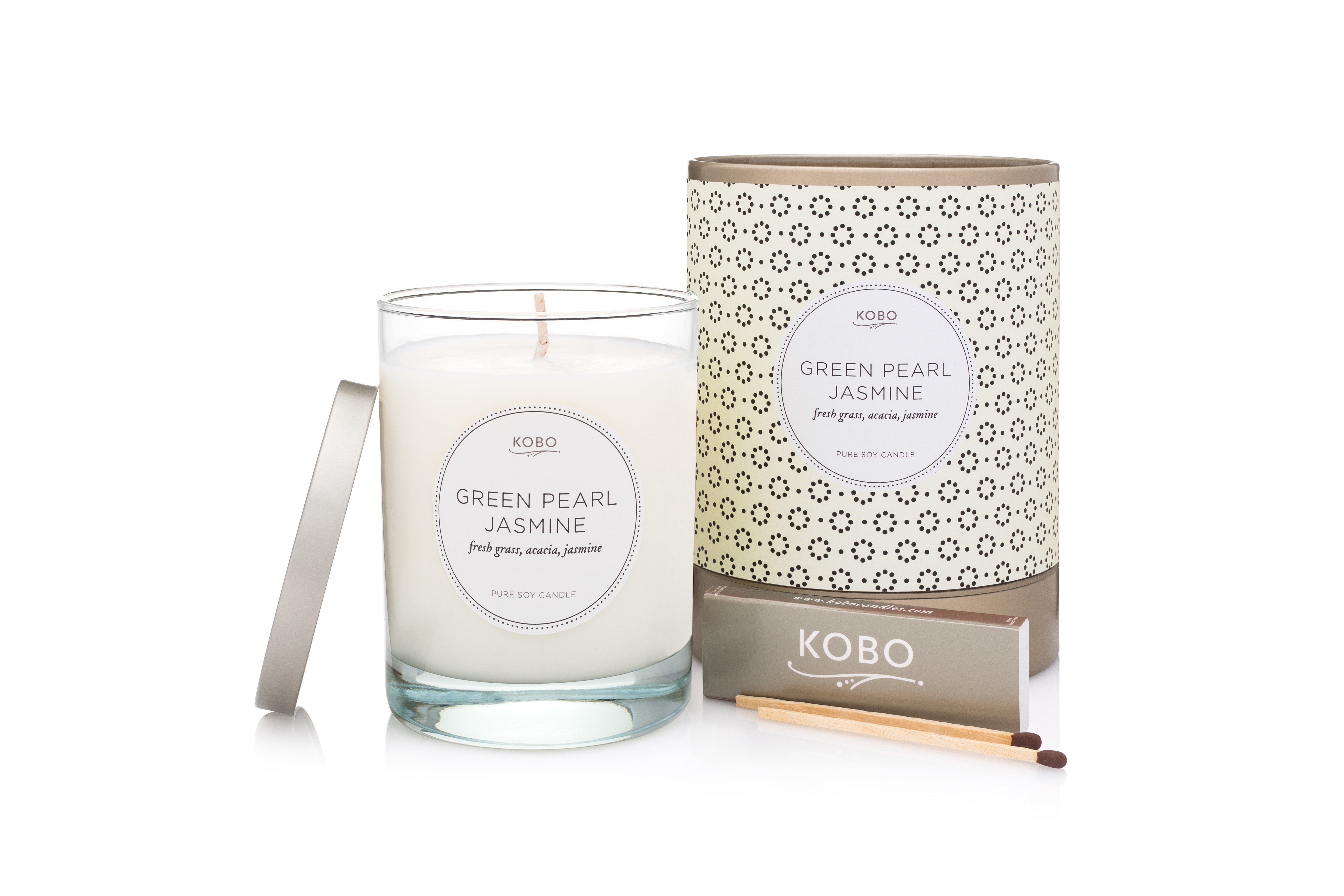Picture of Green Pearl Jasmine Candle - 11oz.