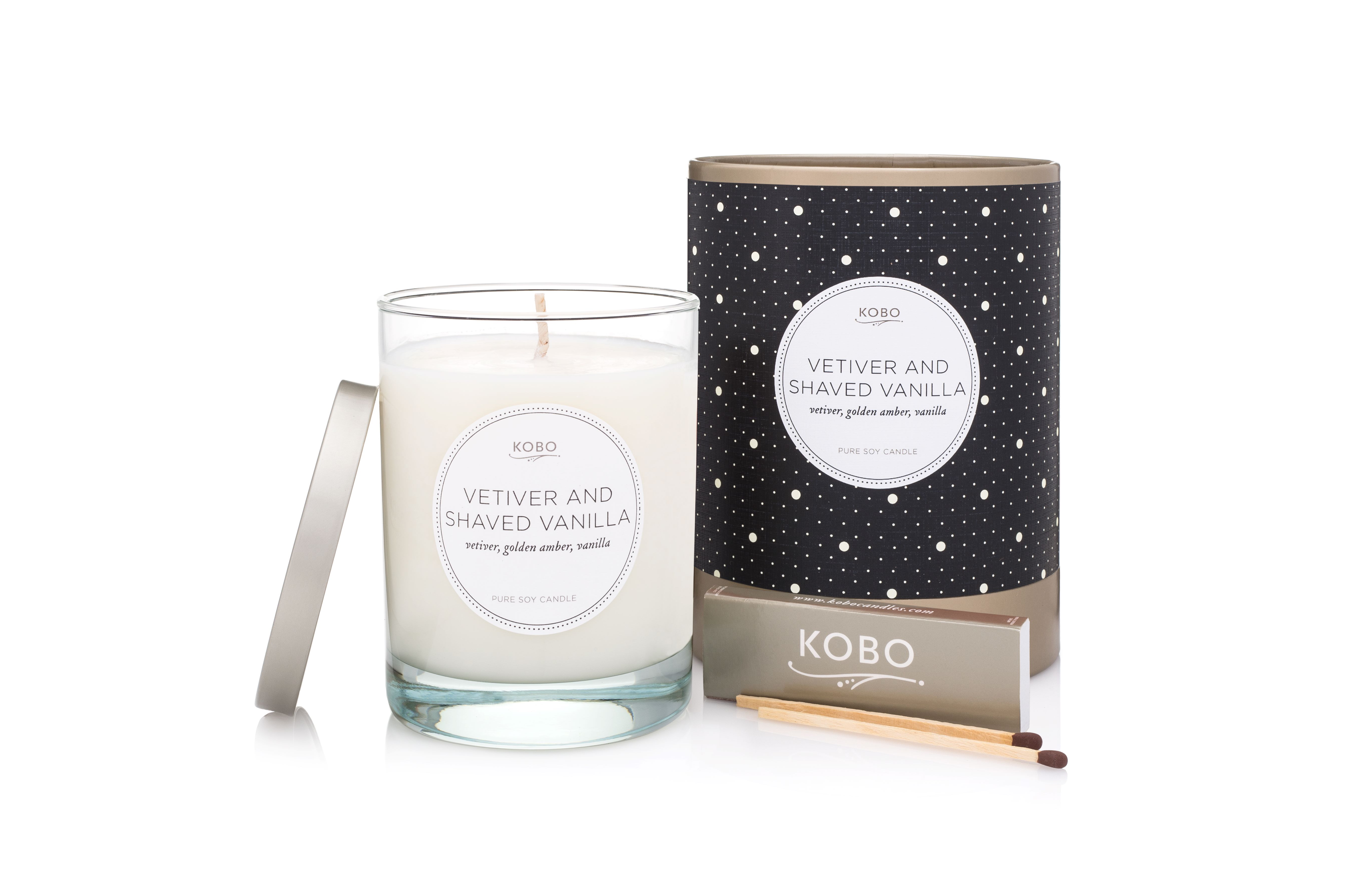 Picture of Vetiver and Shaved Vanilla Candle - 11oz. - TESTER