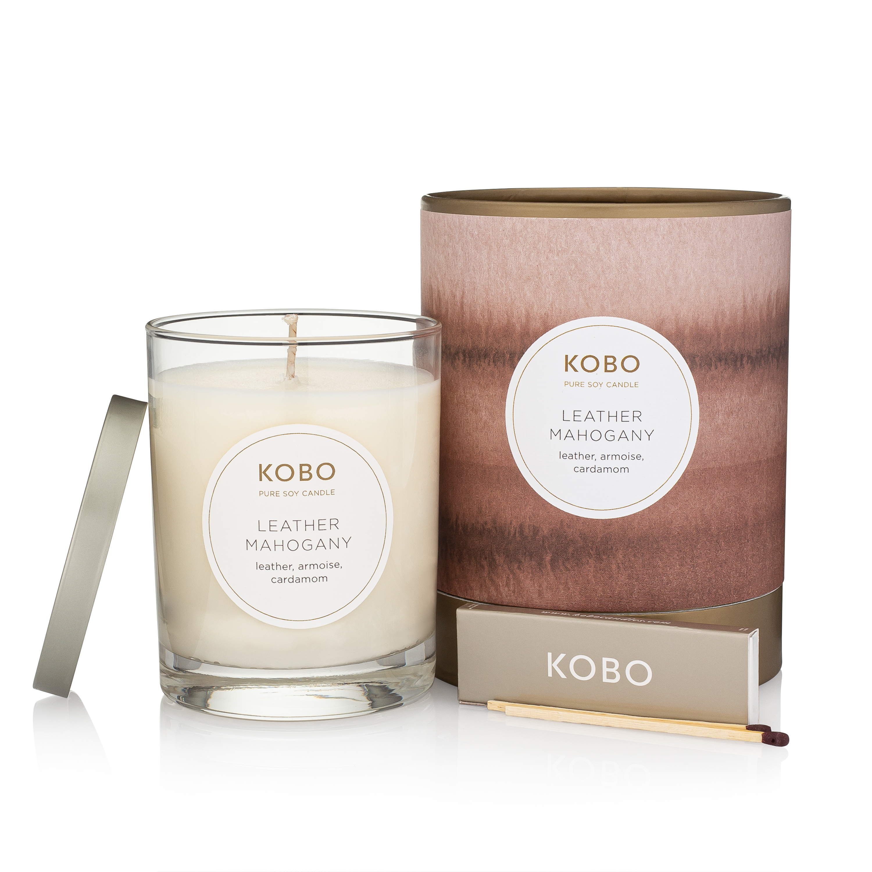 Picture of Leather Mahogany Candle - 11oz.