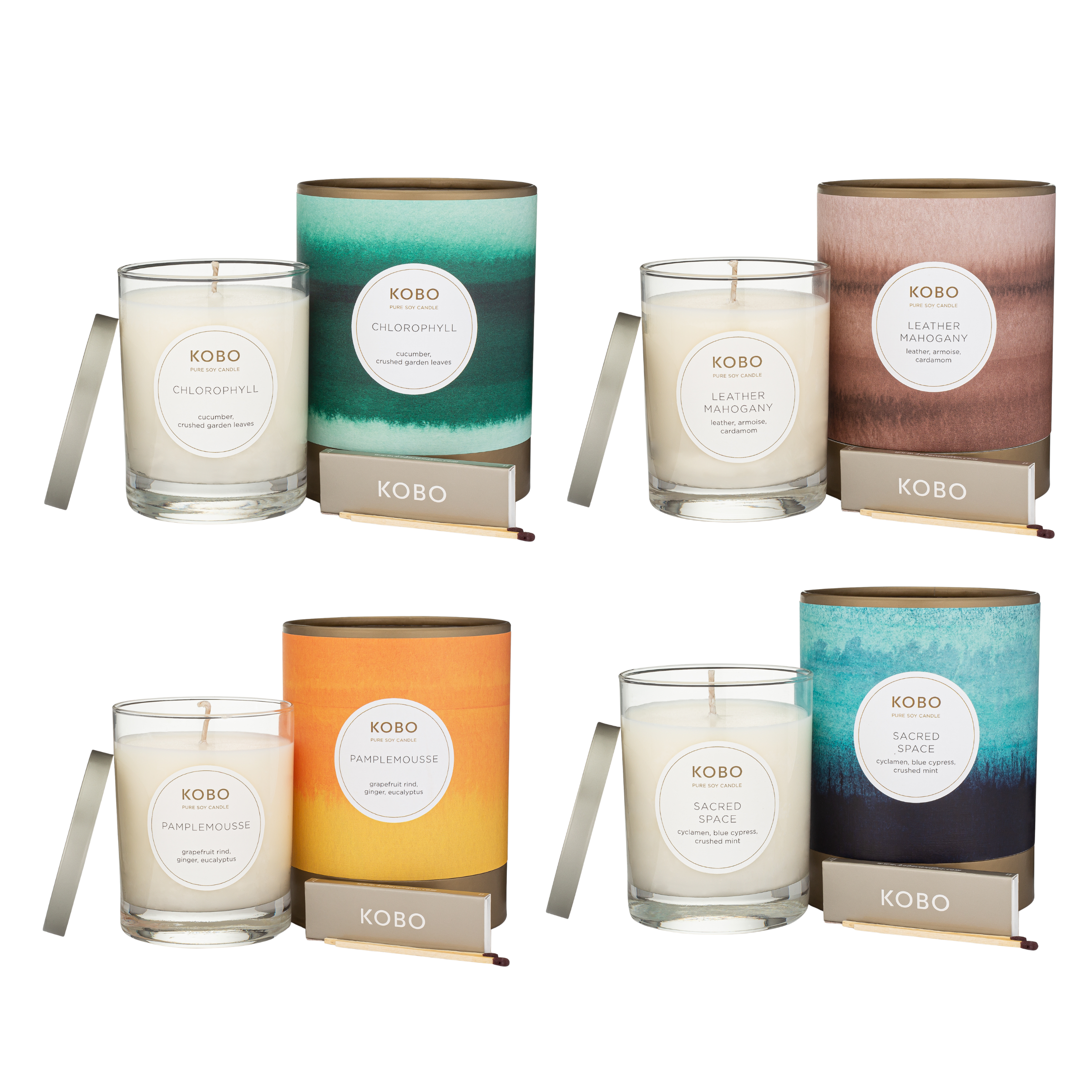 Picture of Watercolor Collection 11oz. Candle Prepack