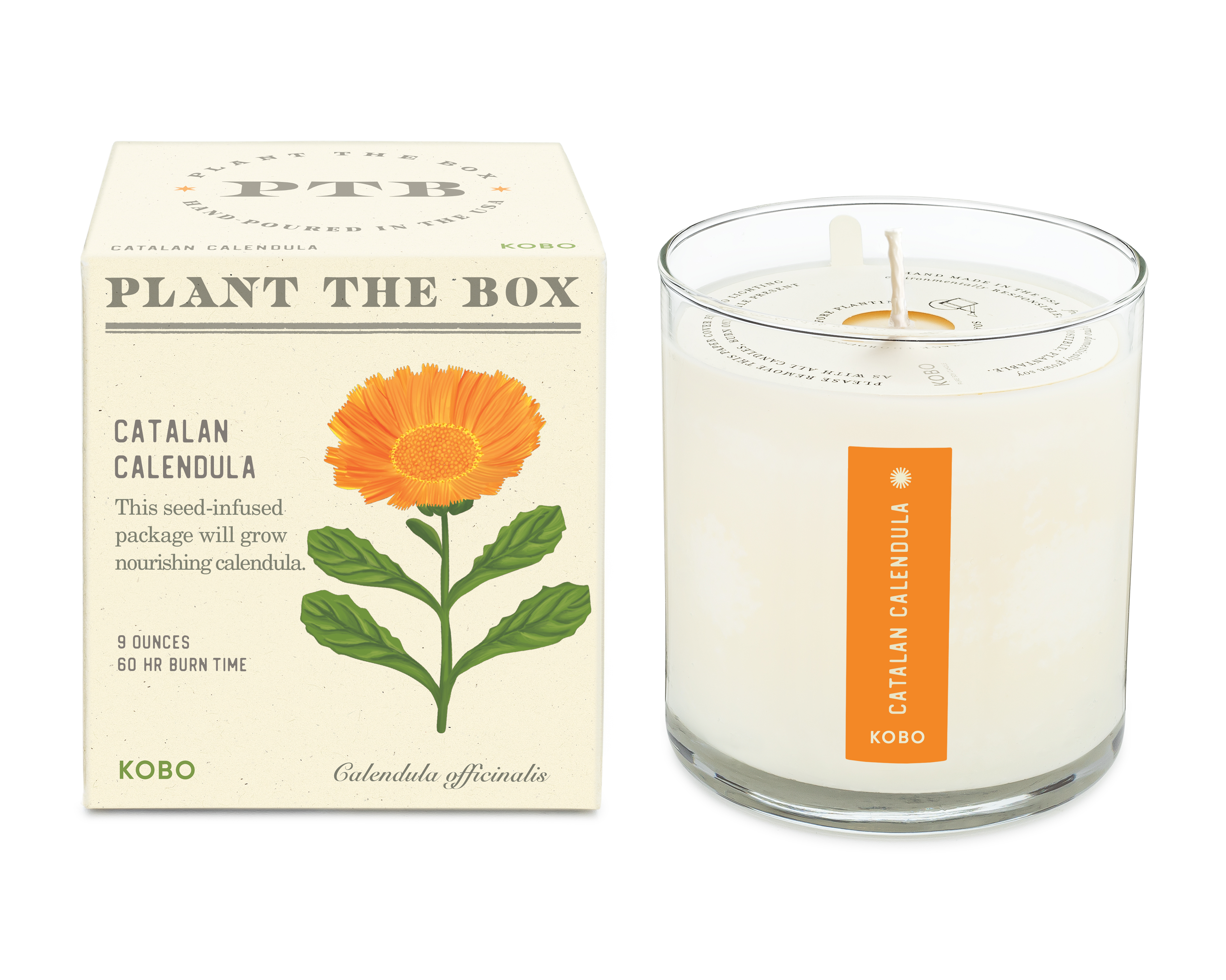 Picture of Catalan Calendula - Plant the Box Candle - 9oz.