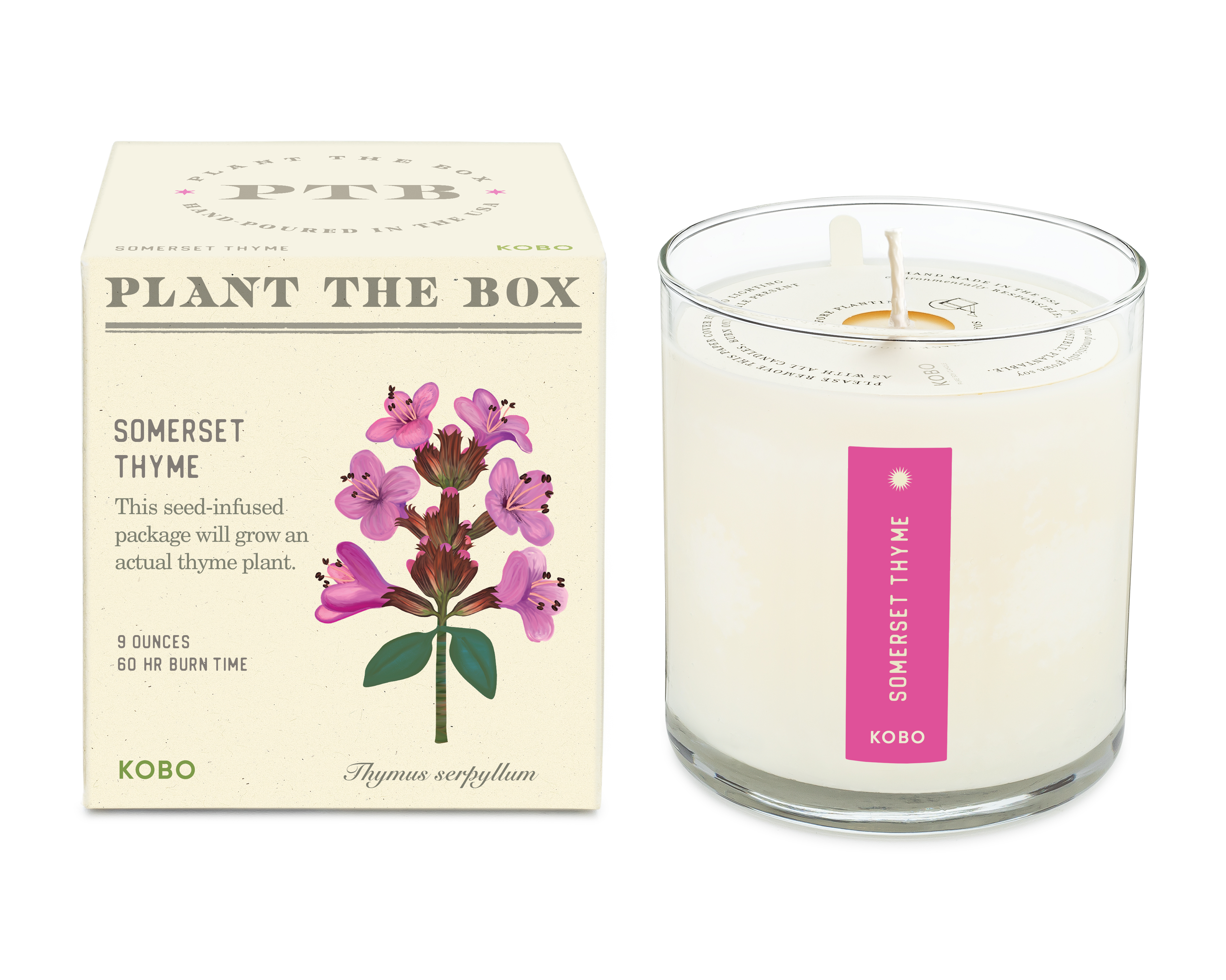 Picture of Somerset Thyme - Plant the Box Candle - 9oz.