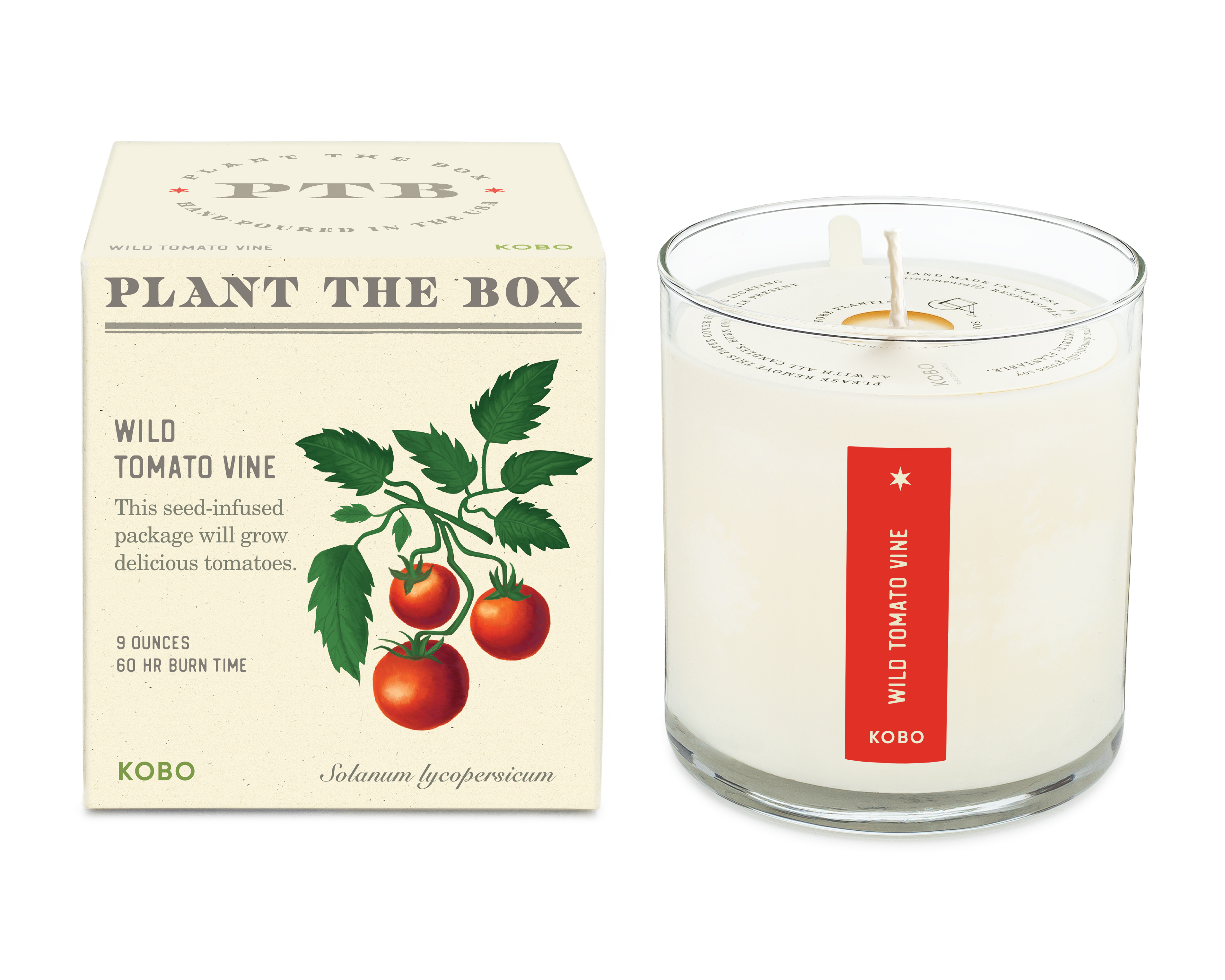 Picture of Wild Tomato Vine - Plant the Box Candle - 9oz.
