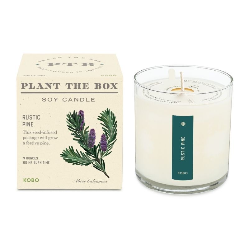 Picture of Rustic Pine - Plant the Box Candle - 9oz. - TESTER