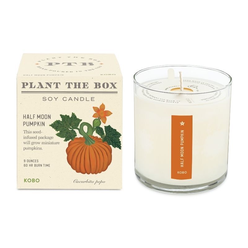 Picture of Half Moon Pumpkin - PTB Candle - 9oz. - TESTER