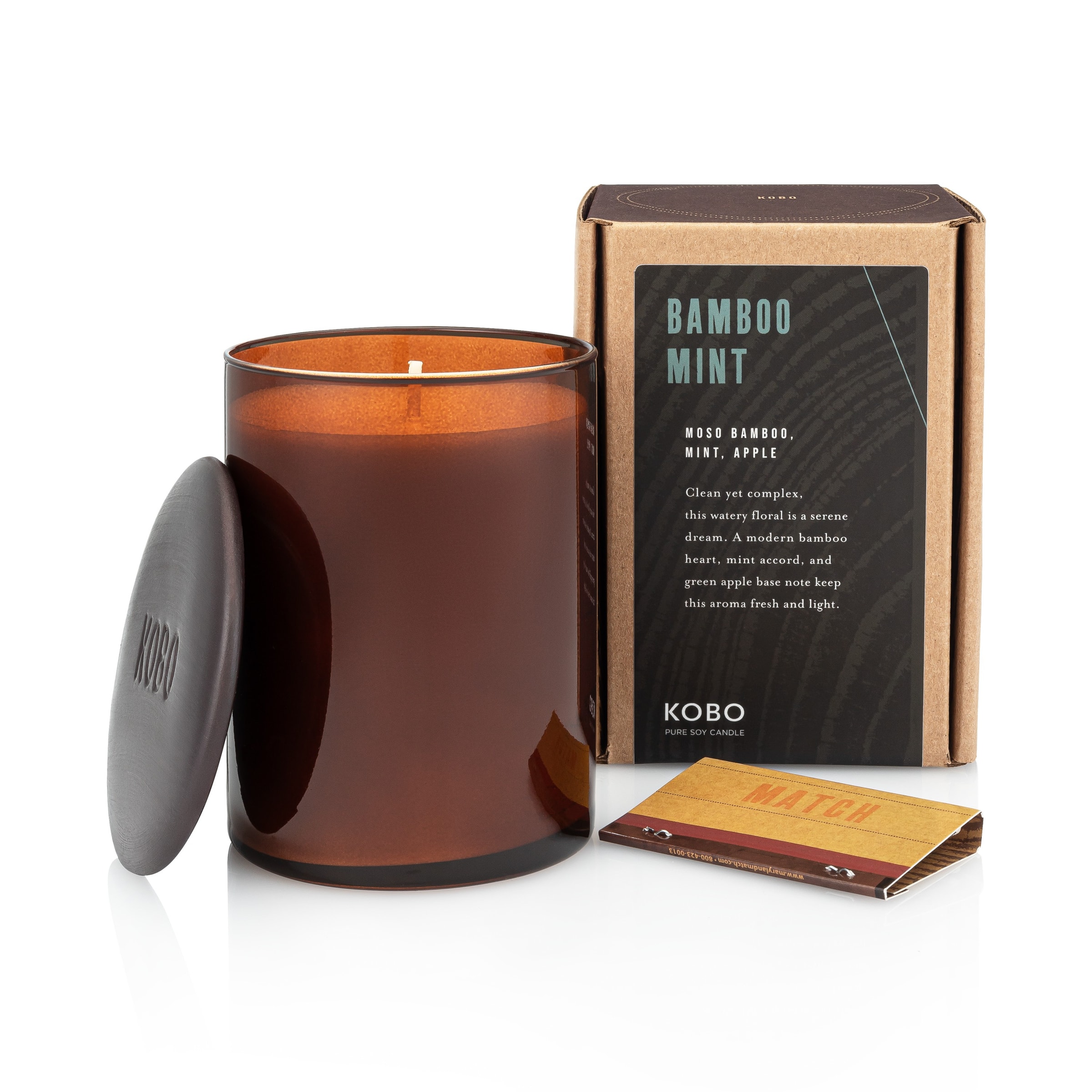Picture of Bamboo Mint Candle - 15oz. - TESTER