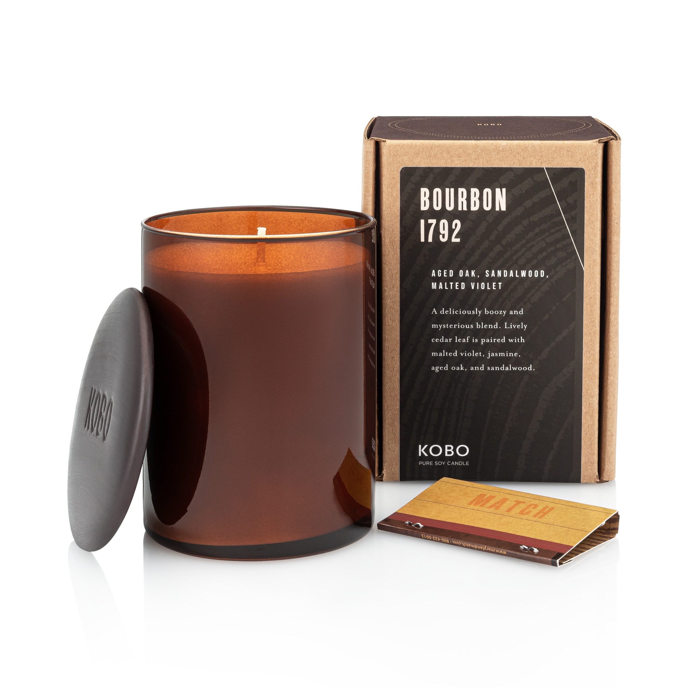 Picture of Bourbon 1792 Candle - 15oz. - TESTER