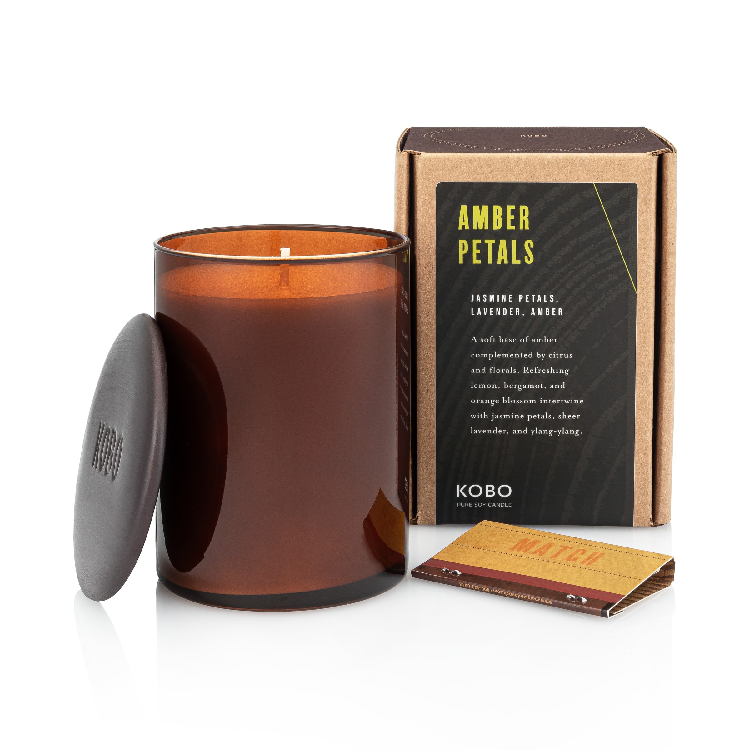 Picture of Amber Petals Candle - 15oz.