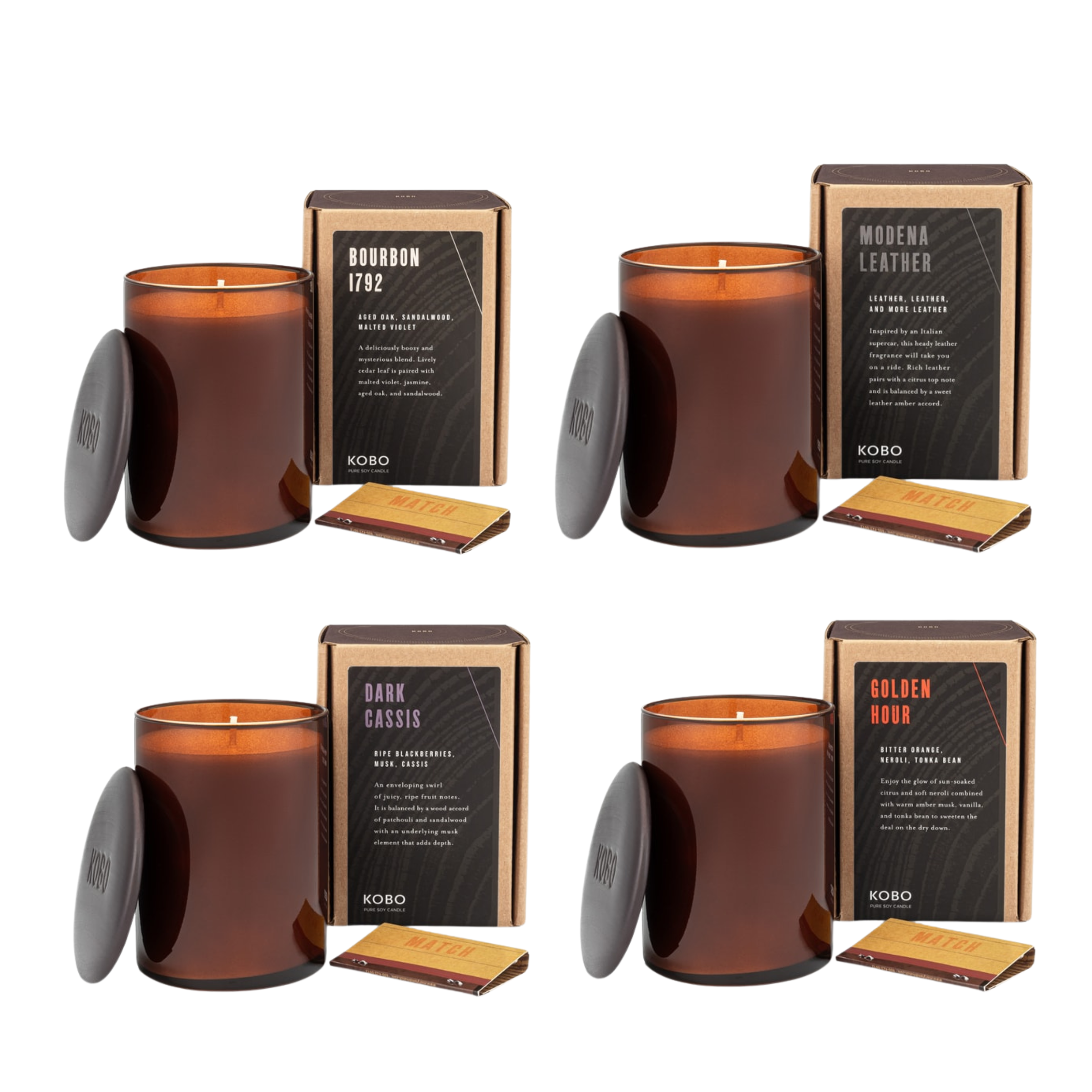 Picture of Woodblock Collection Candle Prepack