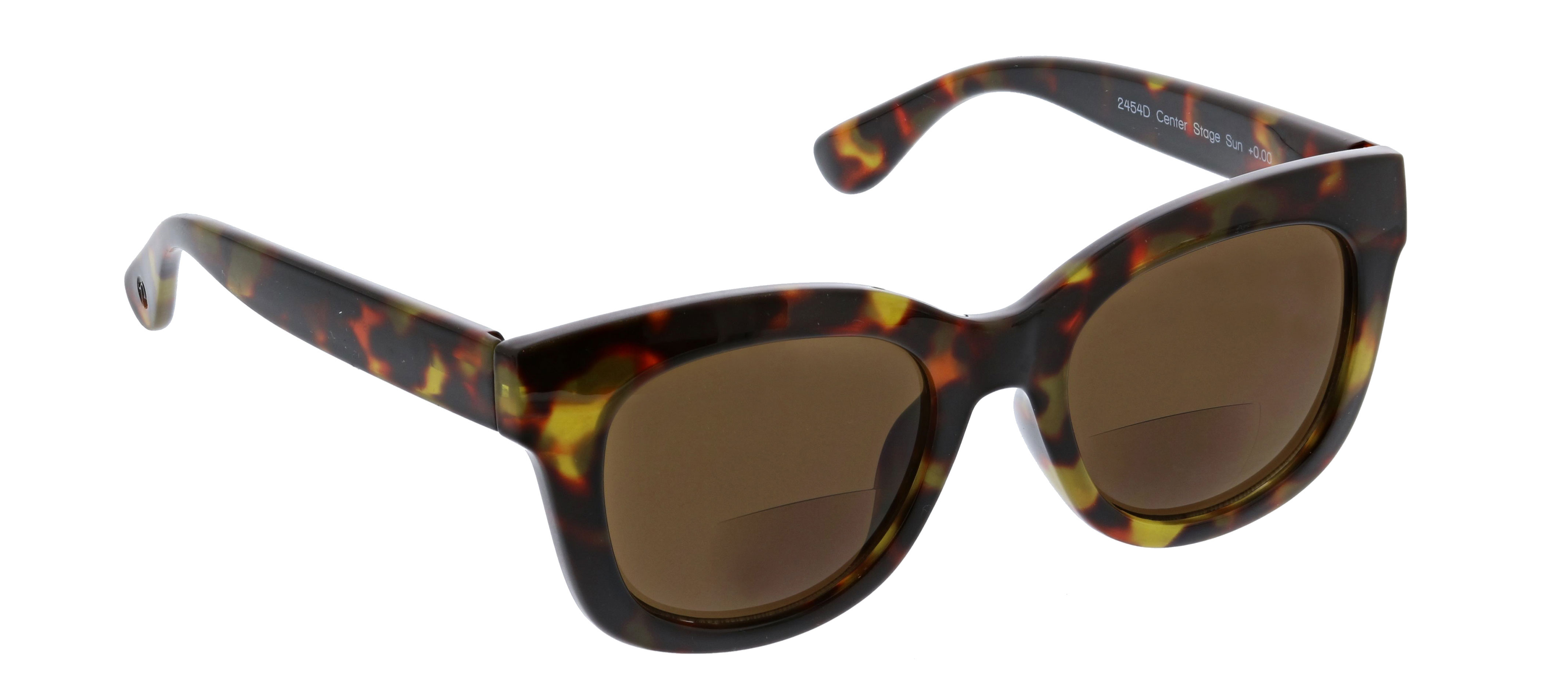 Picture of Center Stage Bifocal Sun - tortoise +2.50