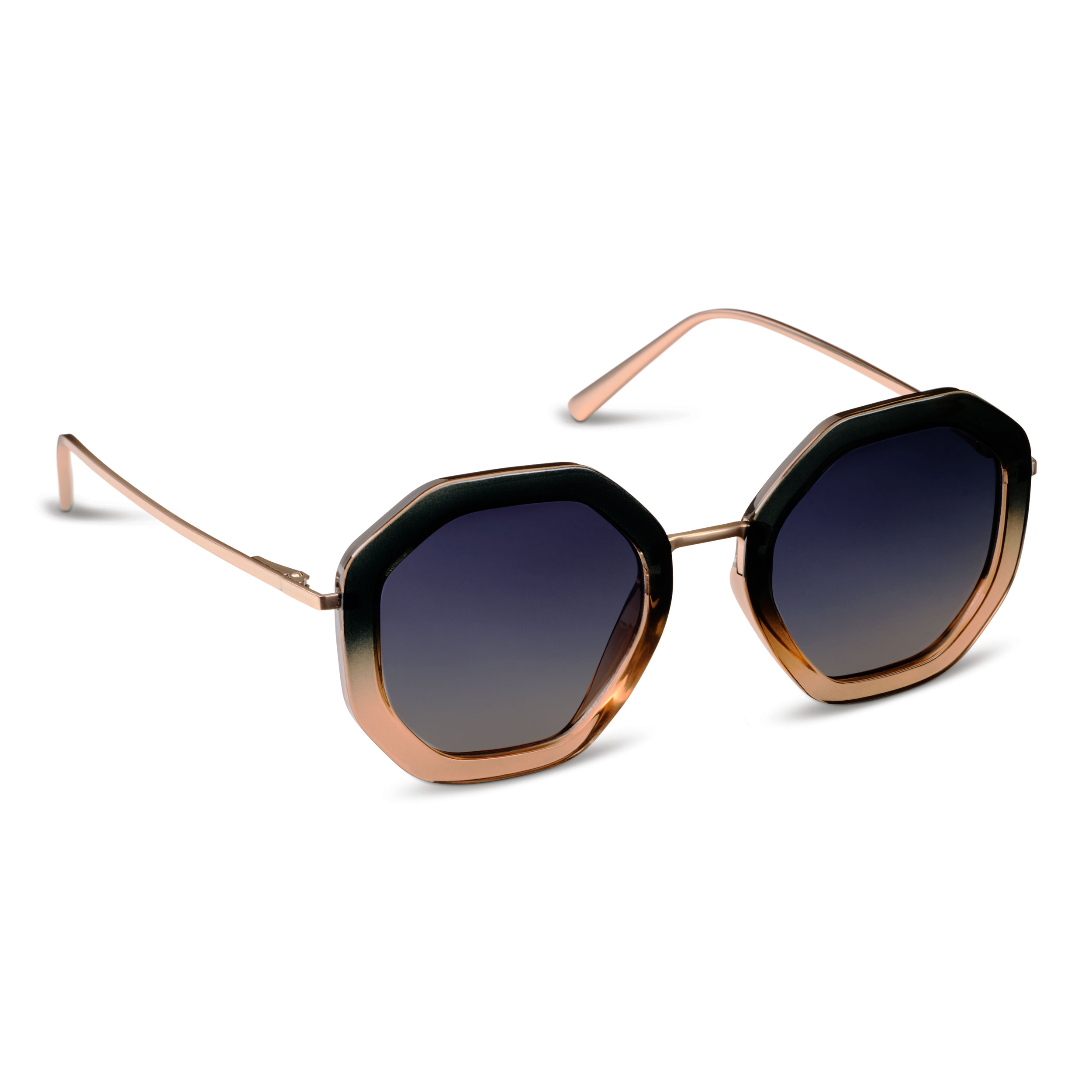 Picture of Solana Polarized Sun - Black/Tan +0.00