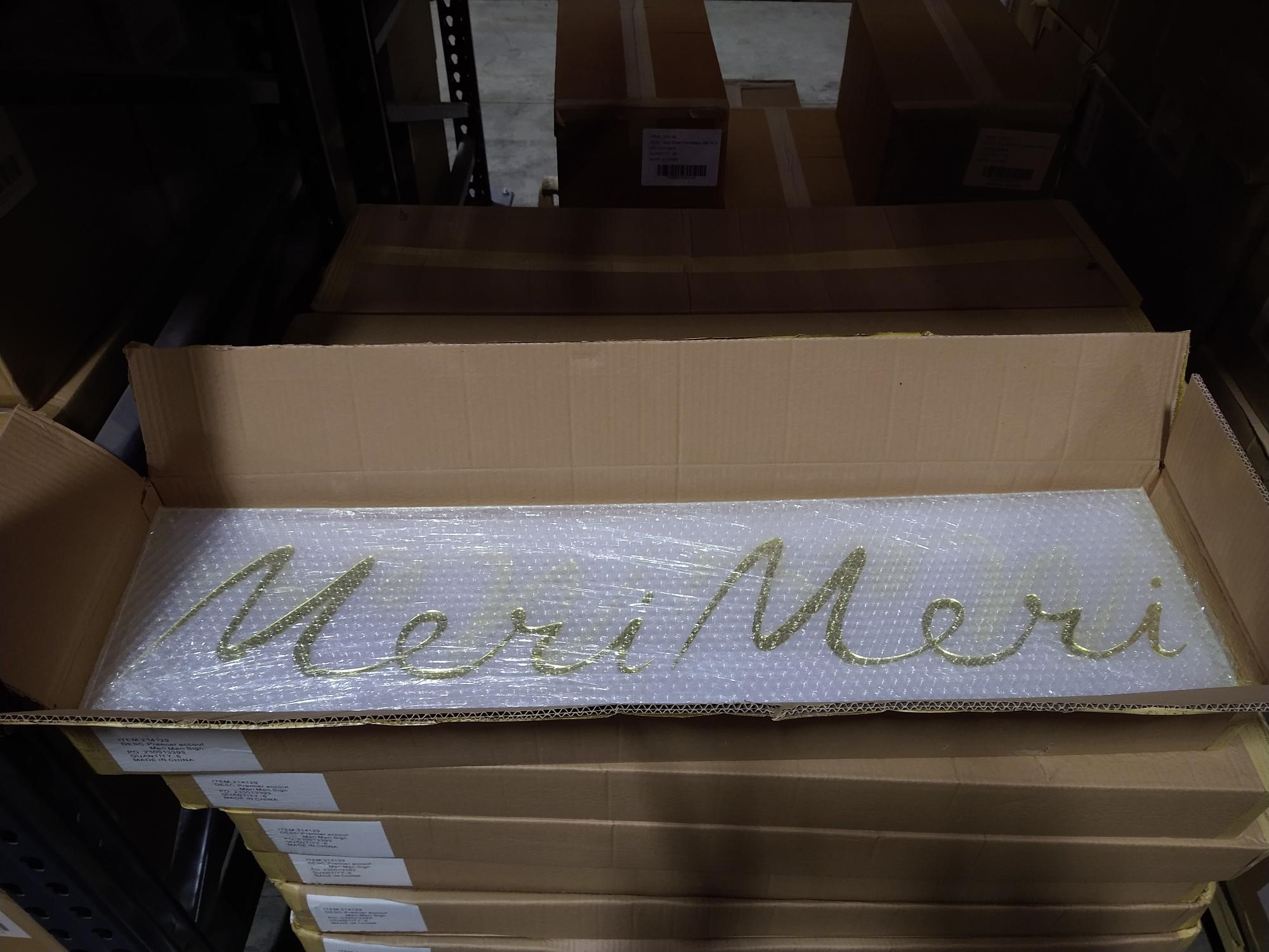 Picture of Premier Account Meri Meri Signage