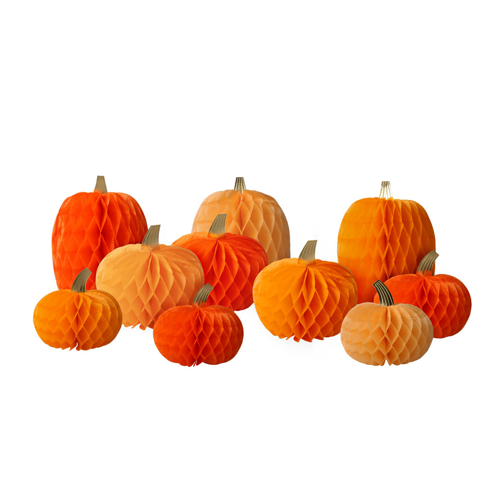 Picture of Honeycomb Pumpkins (x 10)