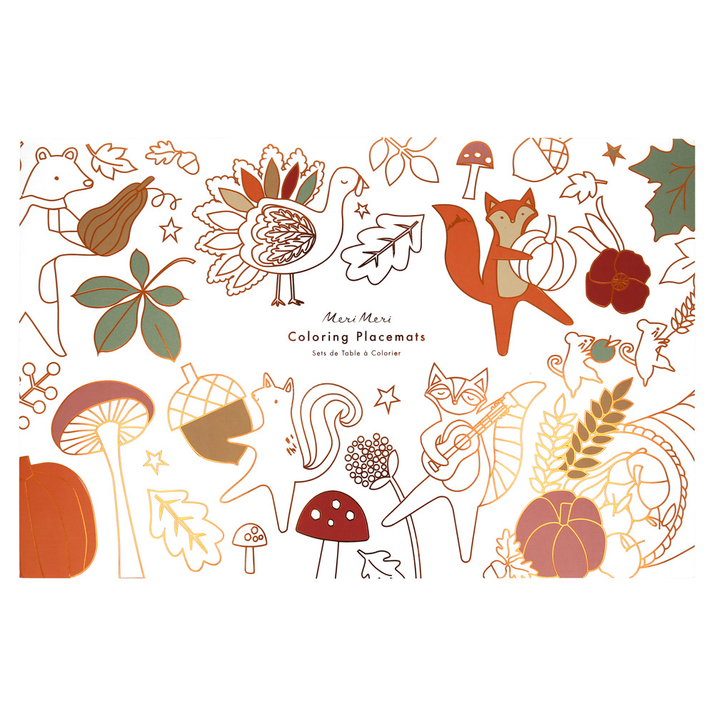 Picture of Thanksgiving Coloring Placemats (x 8)