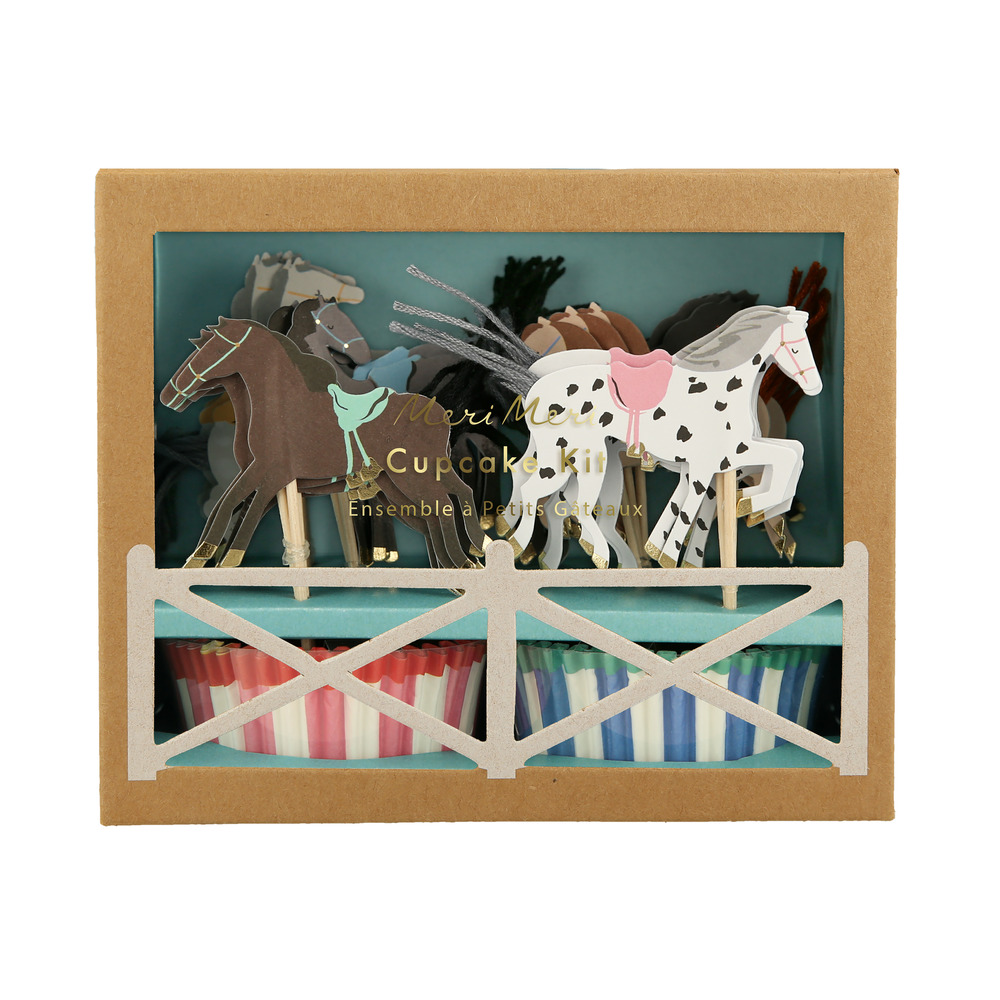 Picture of Horse Cupcake Kit (x 24 toppers)