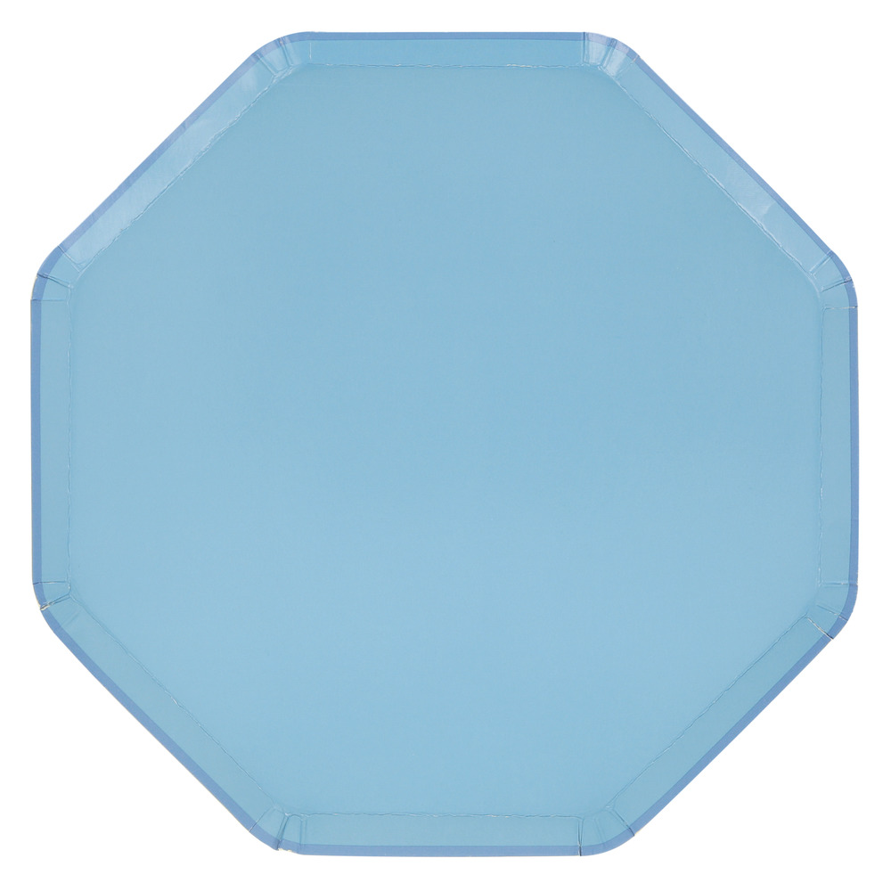 Picture of Cornflower Blue Dinner Plates (x 8)