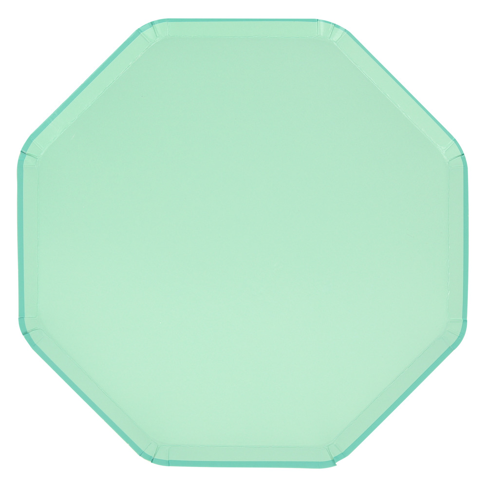 Picture of Sea Foam Green Dinner Plates (x 8)