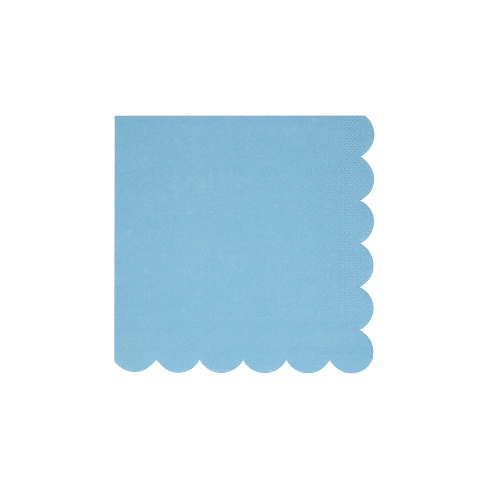 Picture of Cornflower Blue Small Napkins (x 16)