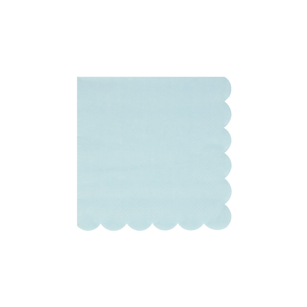 Picture of Summer Sky Blue Small Napkins (x 16)