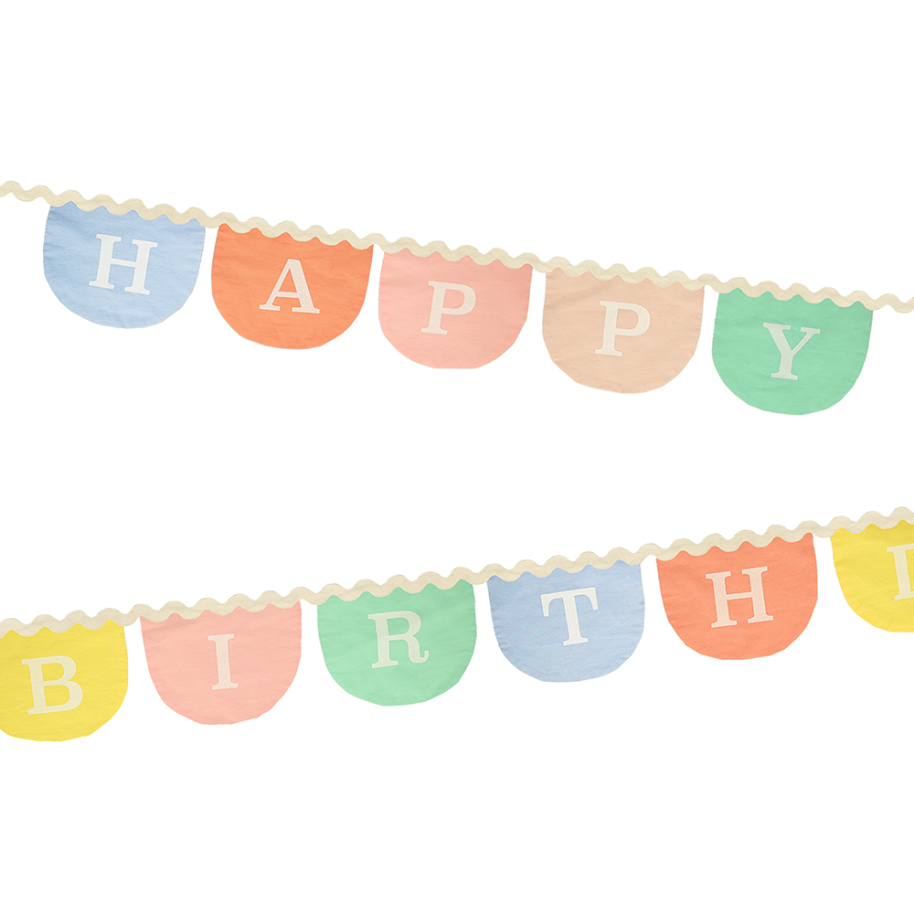 Picture of Happy Birthday Fabric Garland