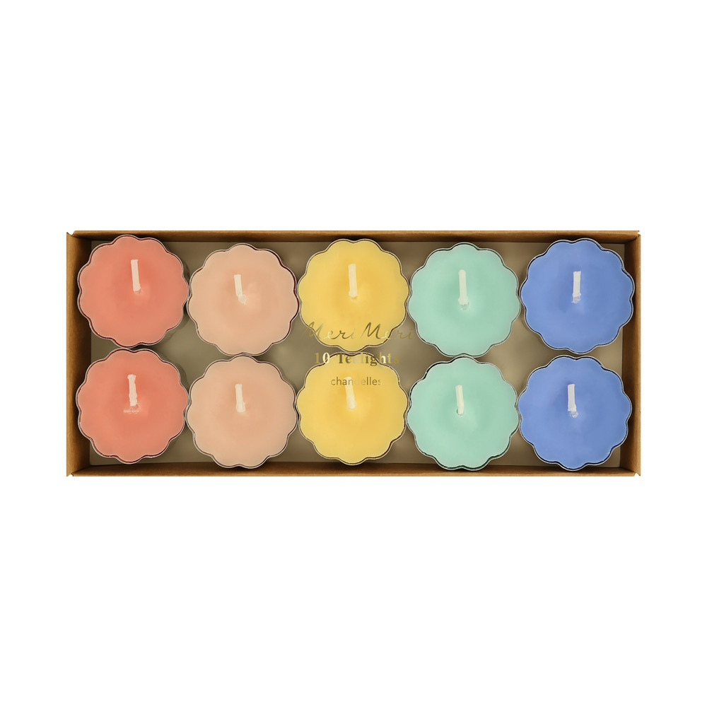 Picture of Rainbow Tealight Candles (x 10)