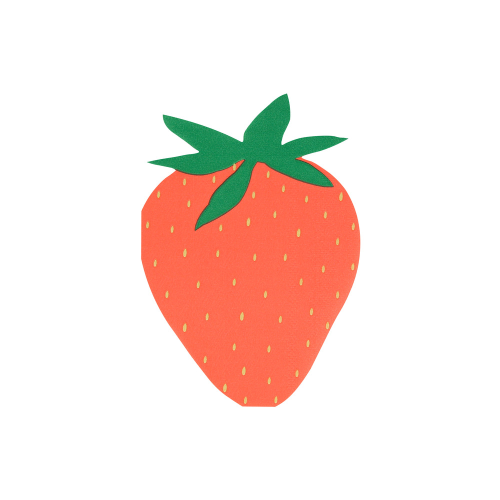 Picture of Strawberry Napkins (x 16)