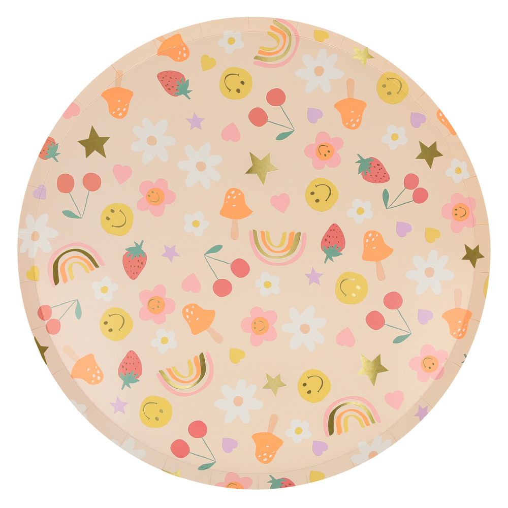 Picture of Happy Icons Dinner Plates (x 8)