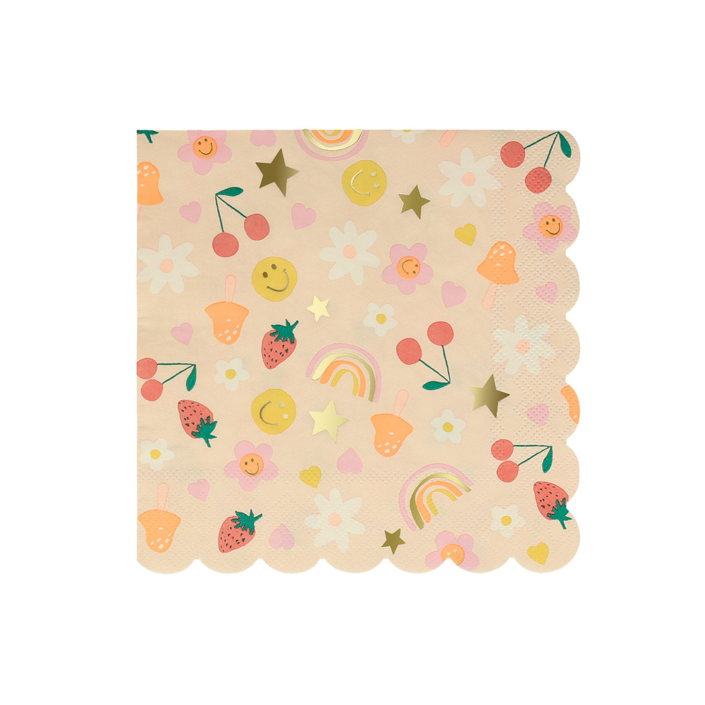 Picture of Happy Icons Large Napkins (x 16)