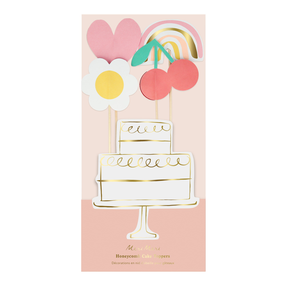 Picture of Happy Icons Cake Toppers (x 4)