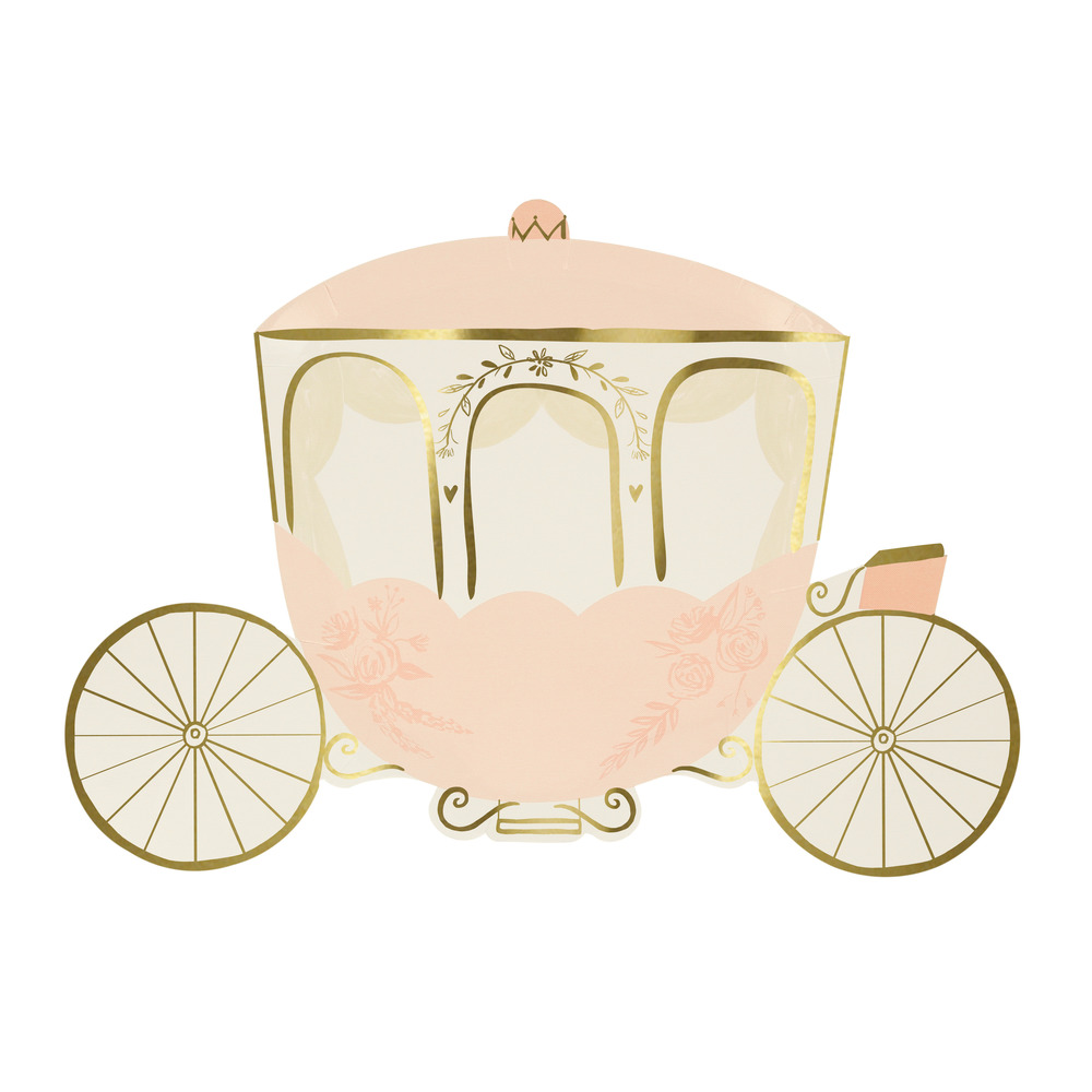 Picture of Princess Carriage Plates (x 8)