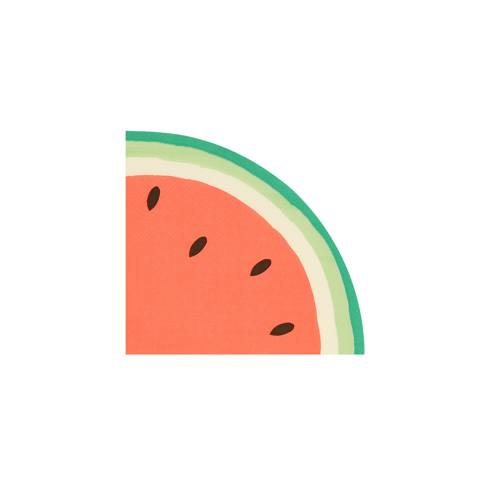 Picture of Watermelon Slice Napkins (x 16)
