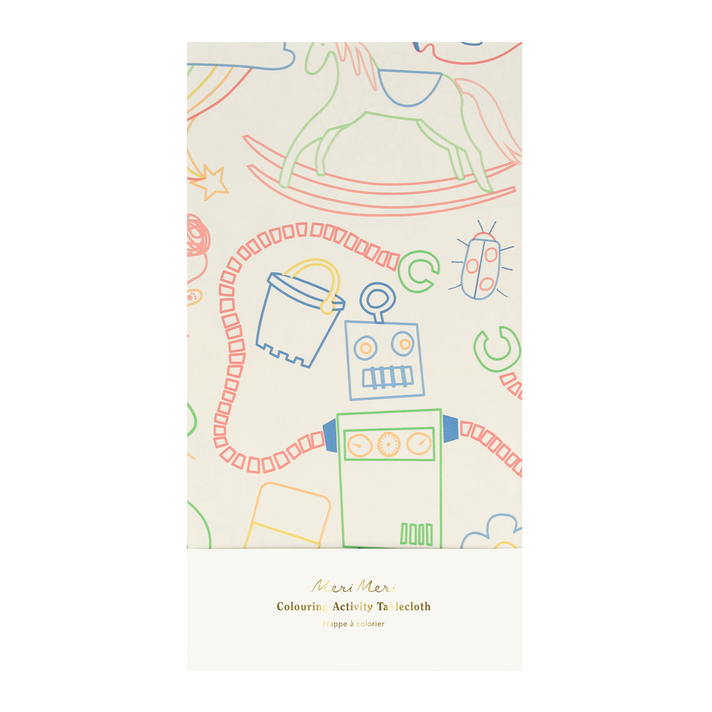 Picture of Color In Activity Tablecloth