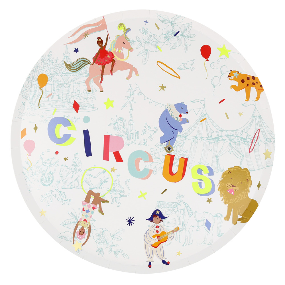 Picture of Circus Dinner Plates (x 8)