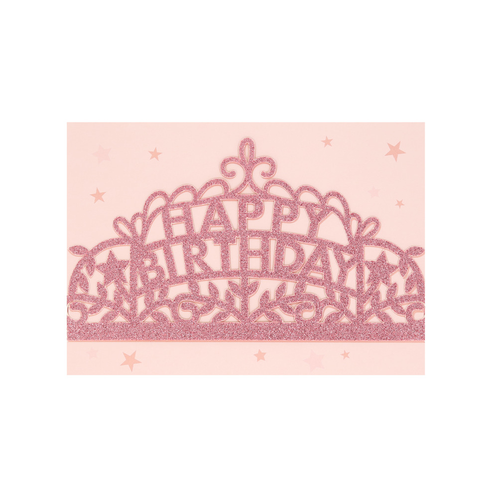 Picture of Wearable Pink Tiara Birthday Card