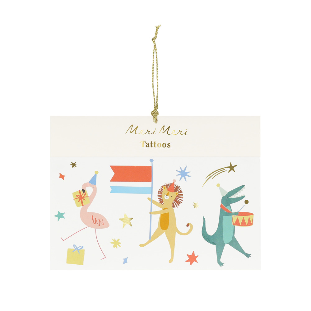 Picture of Animal Parade Temporary Tattoos