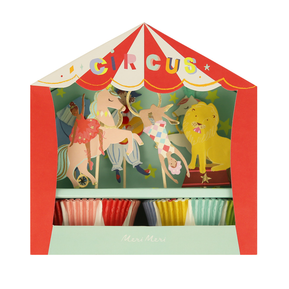 Picture of Circus Cupcake Kit (x 24 toppers)